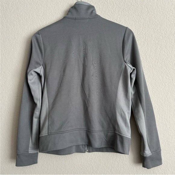 Vintage Lauren Ralph Lauren Active Women 2-Tone Gray Zip Track Jacket Sz Small - Picture 4 of 11